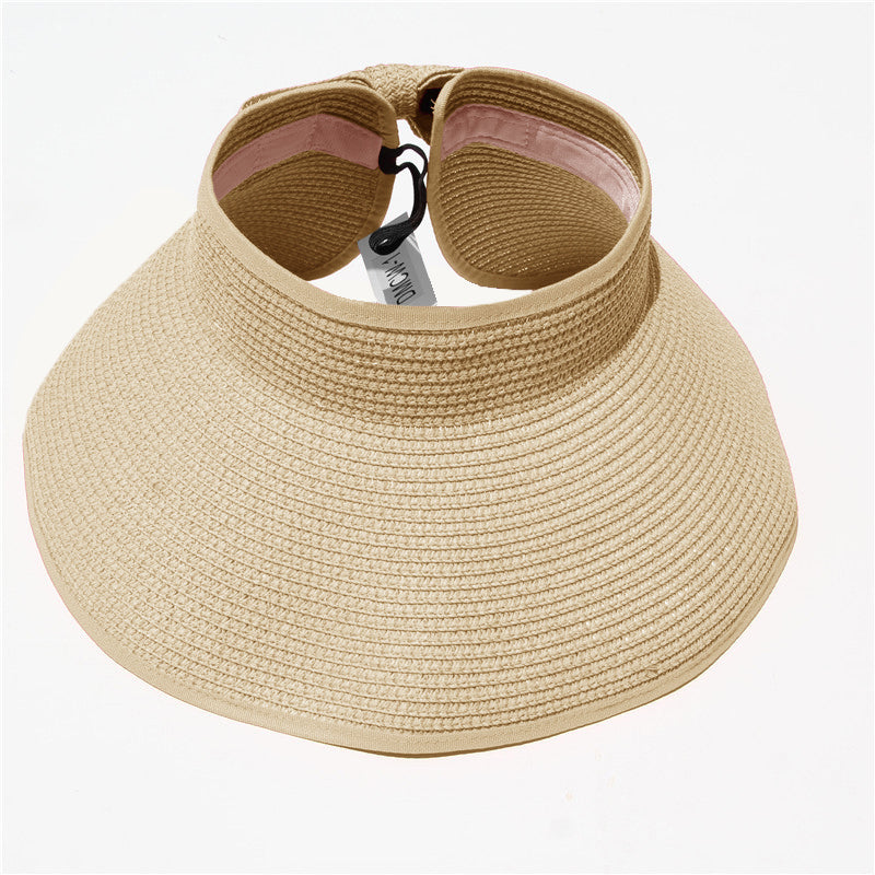 Haute Edition Women's Roll Up Packable Sun Visor Hat Daily Haute