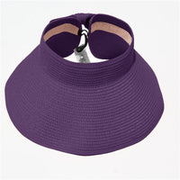 Haute Edition Women's Roll Up Packable Sun Visor Hat Daily Haute