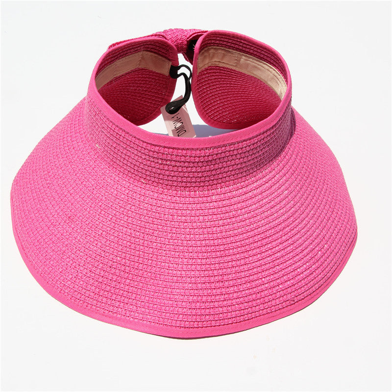 Haute Edition Women's Roll Up Packable Sun Visor Hat Daily Haute