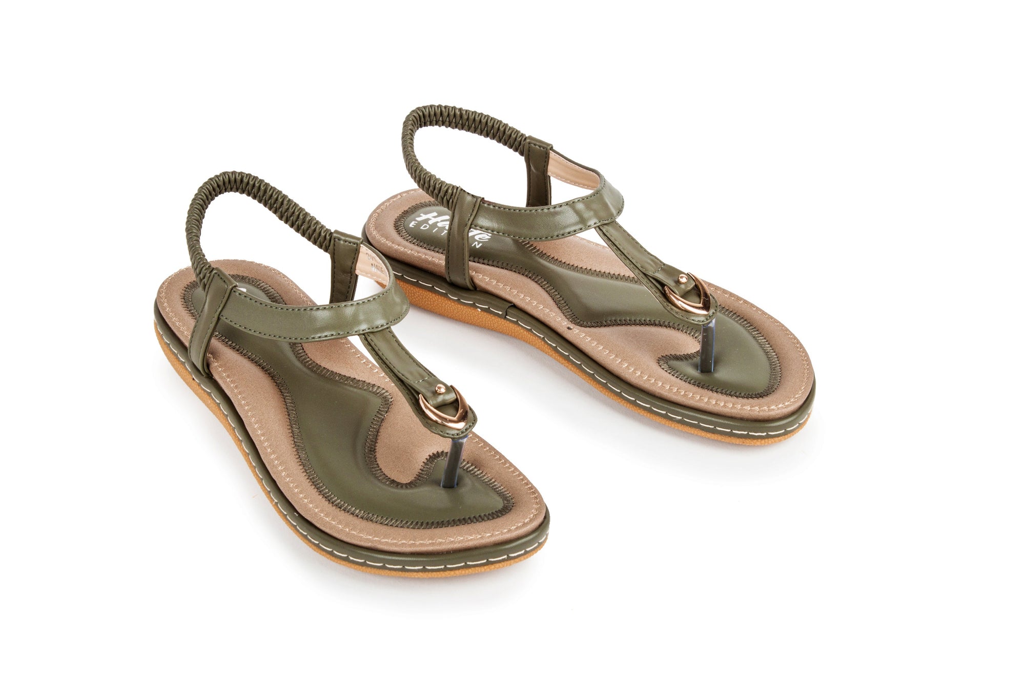 Haute Edition Women's Summer Slip-on Comfort Sandals Daily Haute