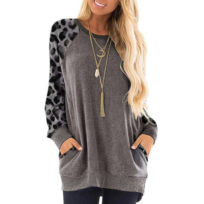 Haute Edition Women's Half Zip Slouchy Pullover Sweatshirt with Plus