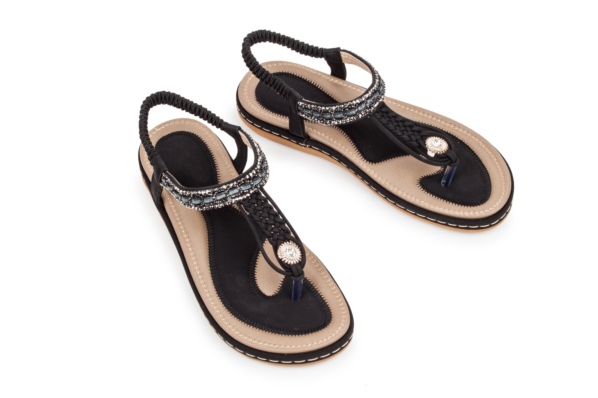 Haute edition Summer Bohemian Beaded Comfort Sandals DAILYHAUTE