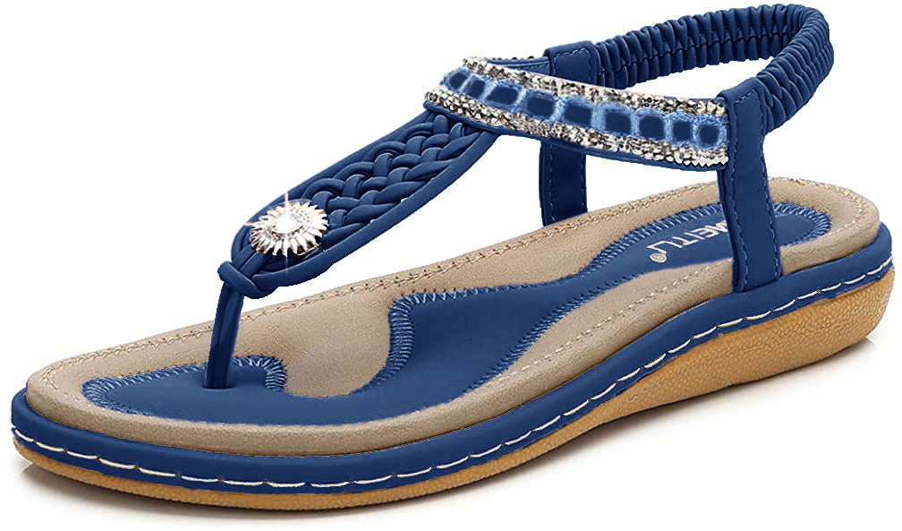 Haute edition Summer Bohemian Beaded Comfort Sandals DAILYHAUTE