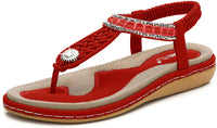 Haute edition Summer Bohemian Beaded Comfort Sandals DAILYHAUTE