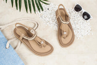 Haute edition Summer Bohemian Beaded Comfort Sandals DAILYHAUTE