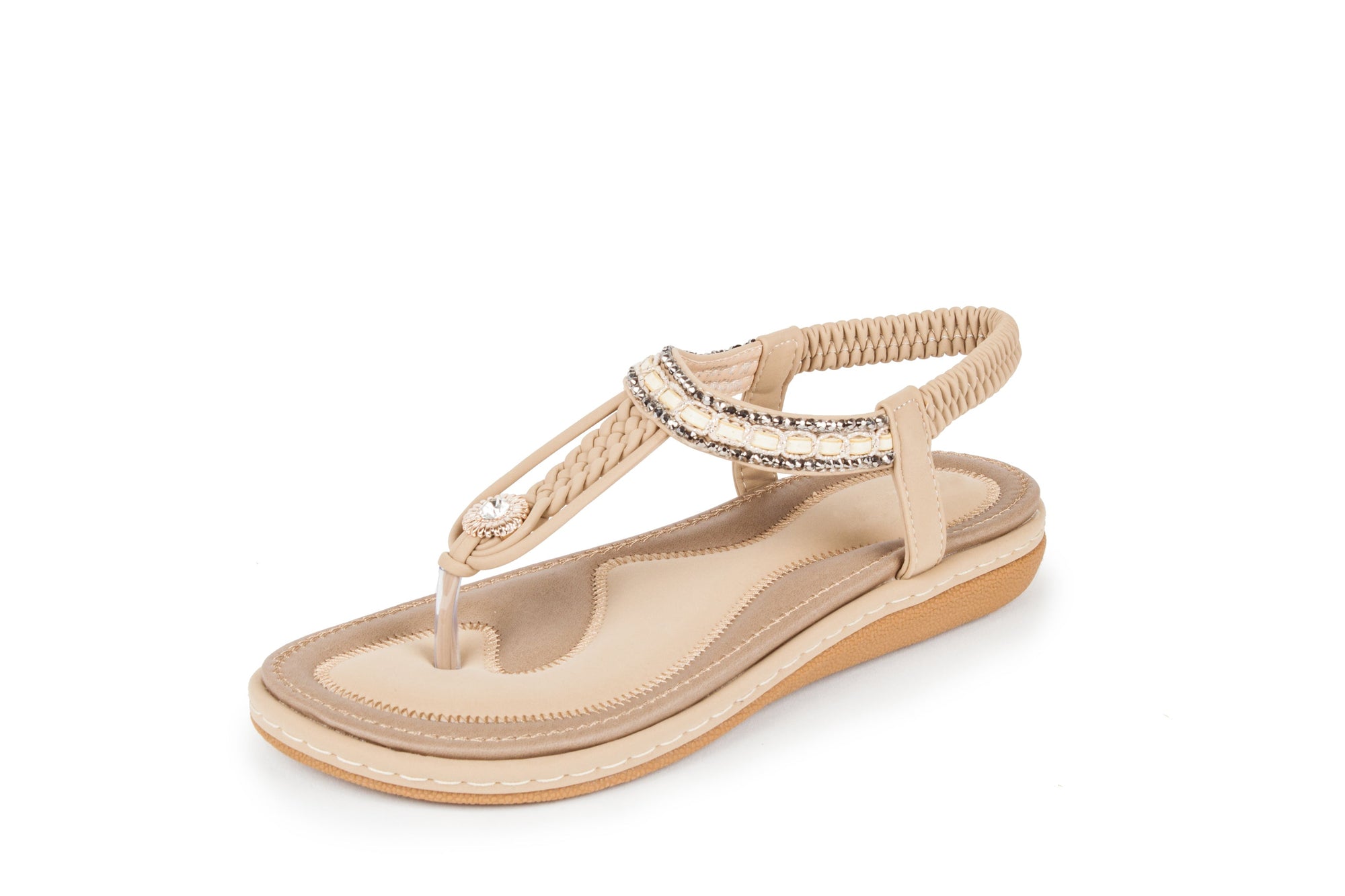 Haute edition Summer Bohemian Beaded Comfort Sandals DAILYHAUTE