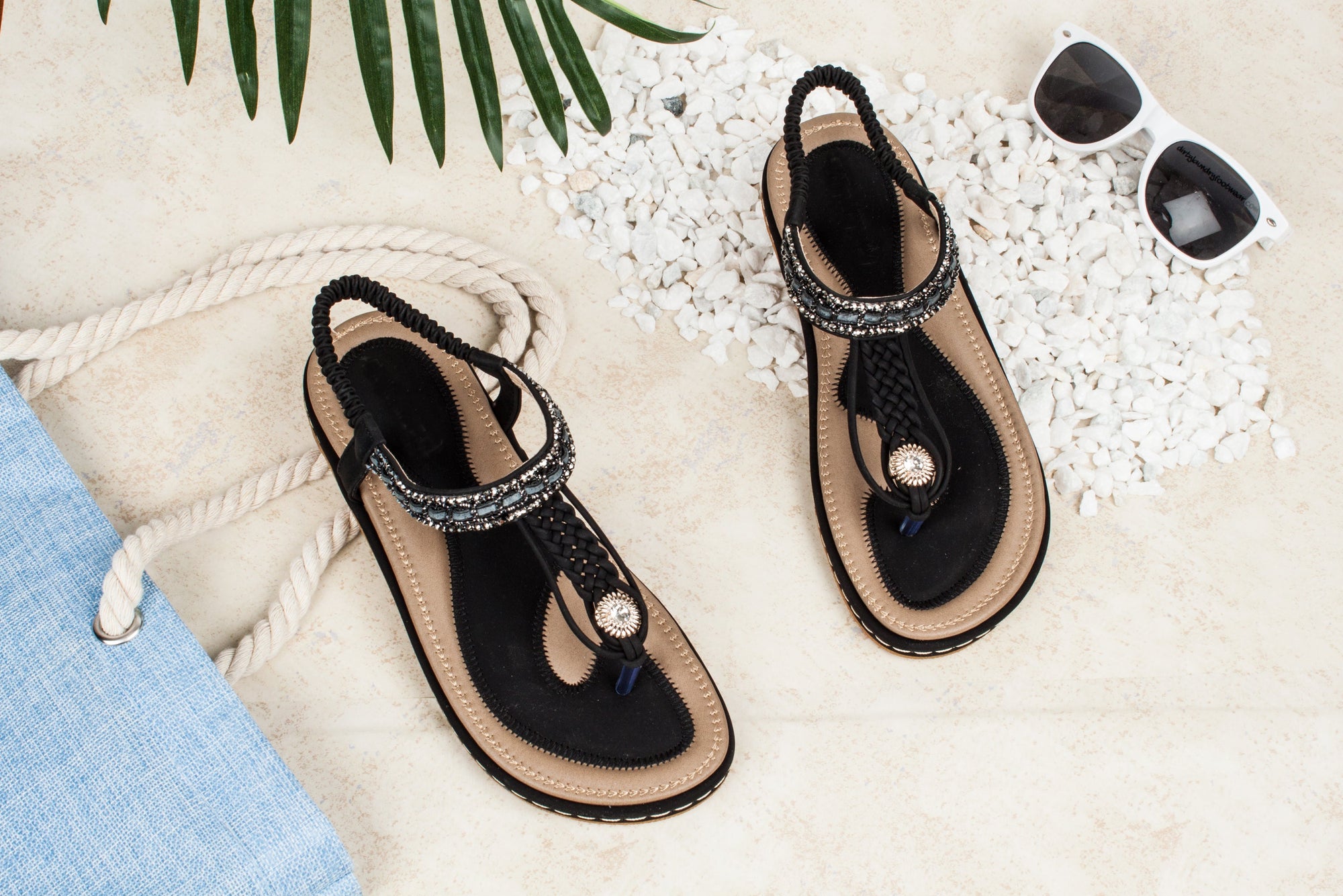 Haute edition Summer Bohemian Beaded Comfort Sandals DAILYHAUTE