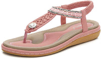 Haute edition Summer Bohemian Beaded Comfort Sandals DAILYHAUTE