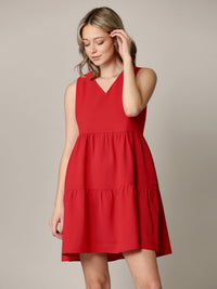 Made By Johnny Casual Flowy Swing Shift Tank Tiered Dress Daily Haute