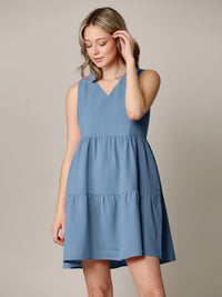 Made By Johnny Casual Flowy Swing Shift Tank Tiered Dress Daily Haute