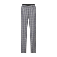 Men's 2-Piece Performance Stretch Double Breasted Blue Check Suit Daily Haute