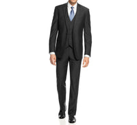 Men's 3-Piece Three Piece Slim Fit Formal Cut Suit Set Daily Haute