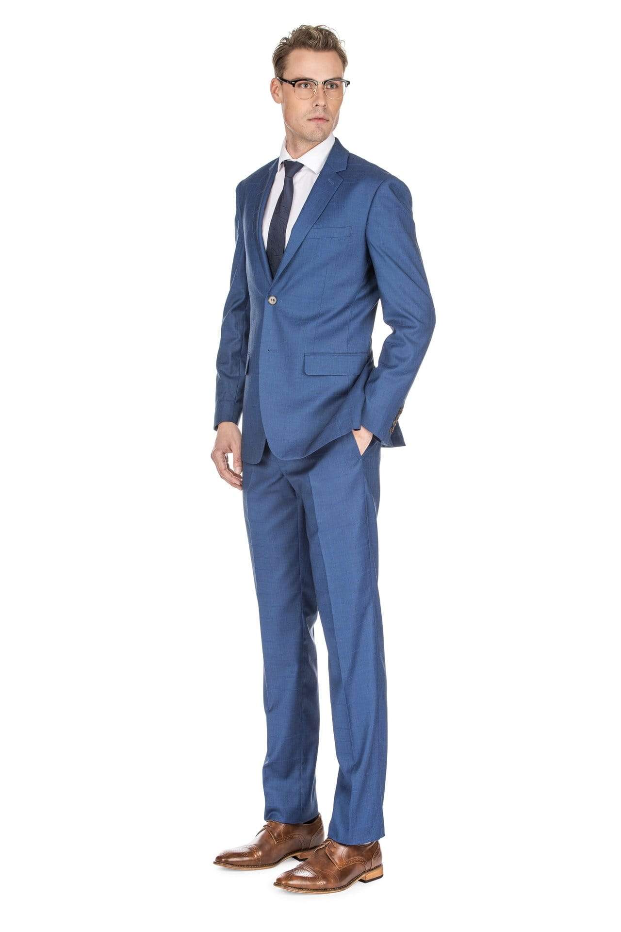 Men's Check Slim Fit Suits Daily Haute