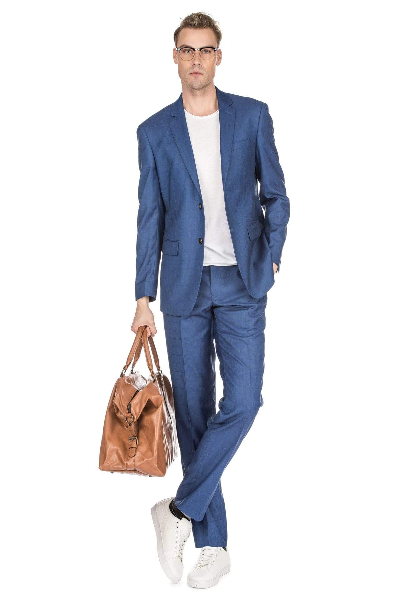 Men's Check Slim Fit Suits Daily Haute