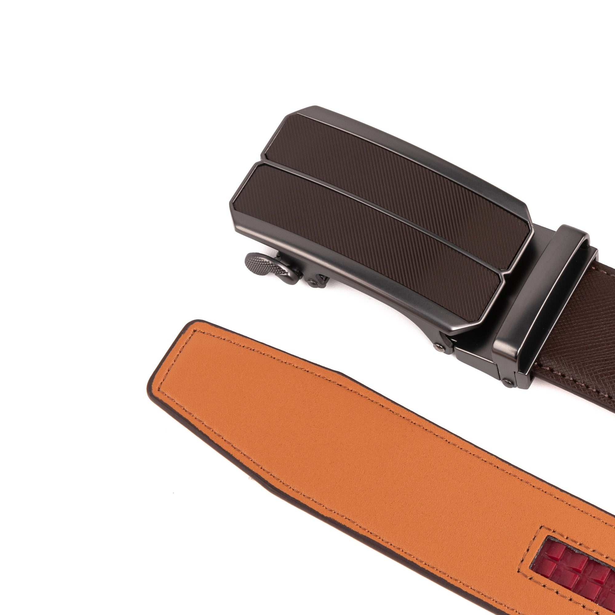 Men's Ratchet Dress Belt with Click Sliding Buckle Daily Haute