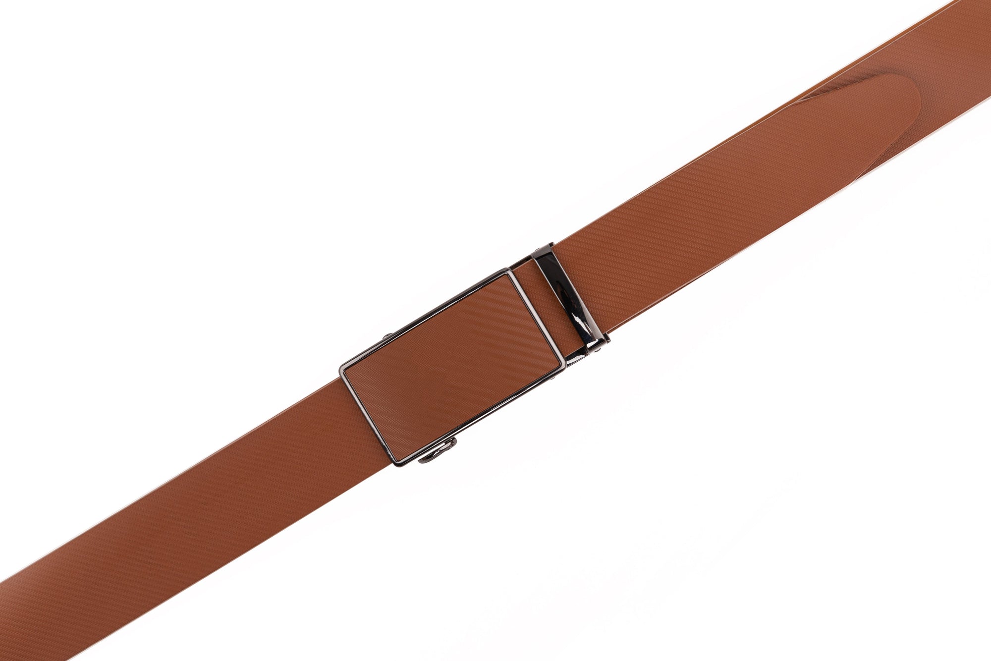 Men's Sliding Buckle Adjustable Leather Ratchet Belt Daily Haute