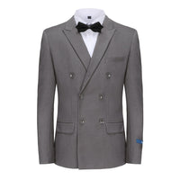 Men's Slim Fit 2-Piece Double Breasted Suit Daily Haute