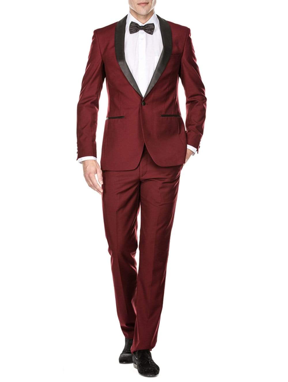 Men's Slim Fit Shawl Lapel Tuxedo Daily Haute