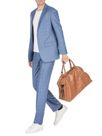 Men's Traveler Check Slim Fit Suits Daily Haute