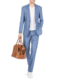 Men's Traveler Check Slim Fit Suits Daily Haute