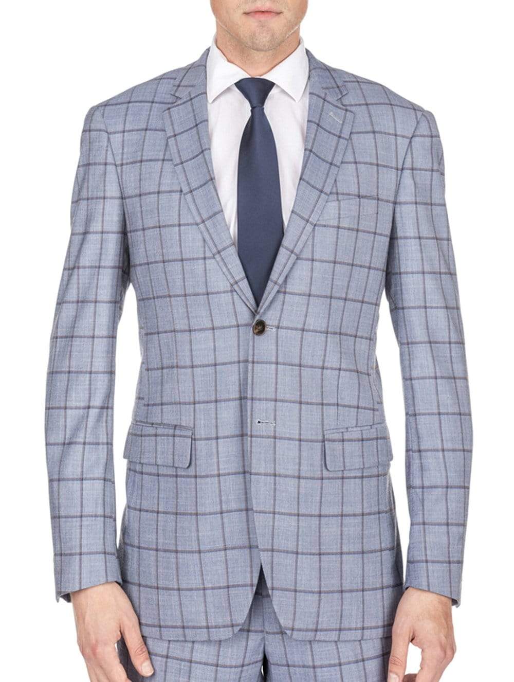 Men's Window Pane Slim Fit Suits Daily Haute