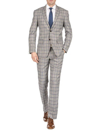 Men's Window Pane Slim Fit Suits Daily Haute