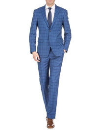 Men's Window Pane Slim Fit Suits Daily Haute