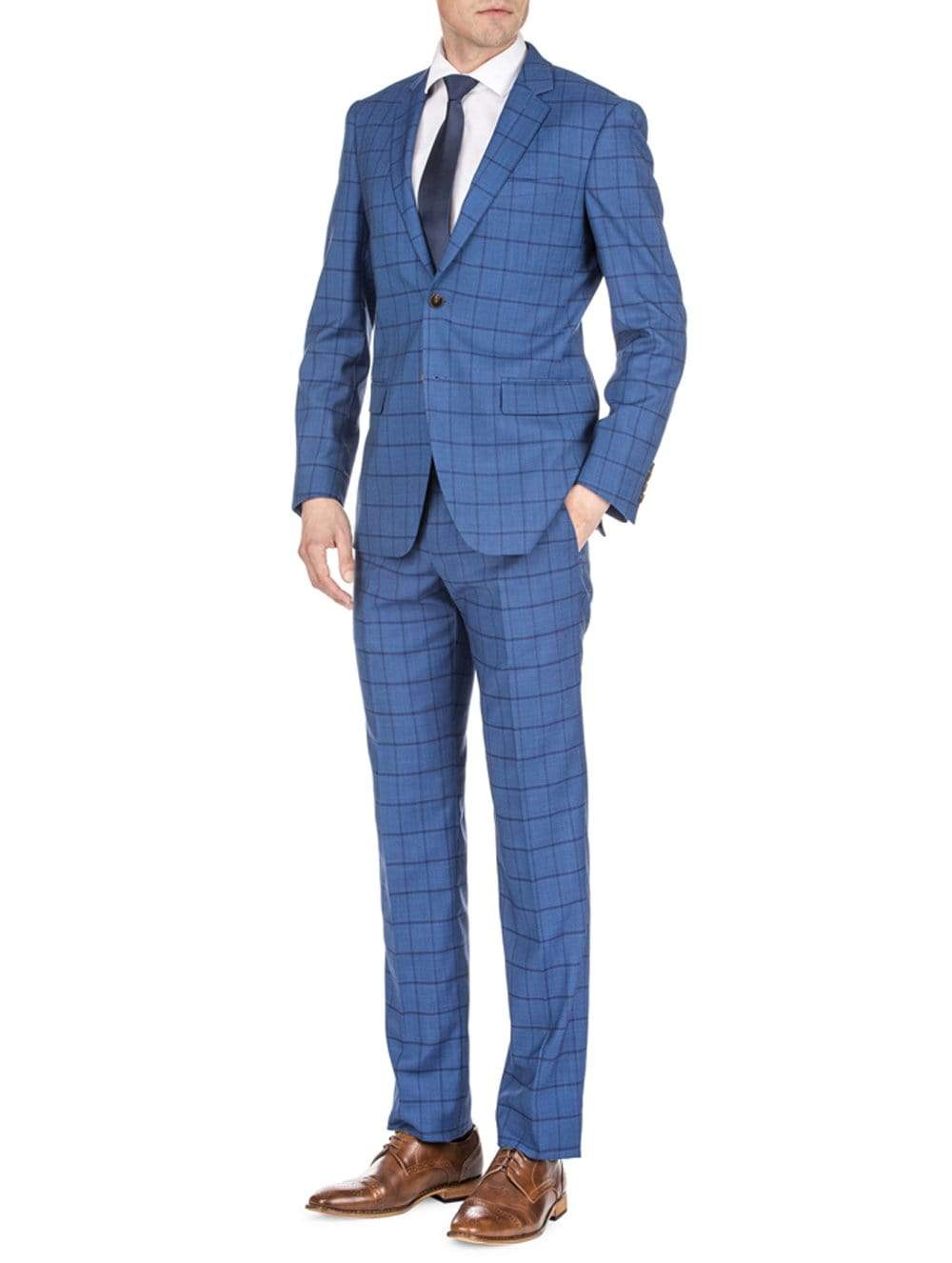 Men's Window Pane Slim Fit Suits Daily Haute