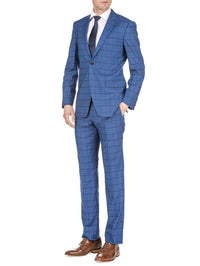 Men's Window Pane Slim Fit Suits Daily Haute