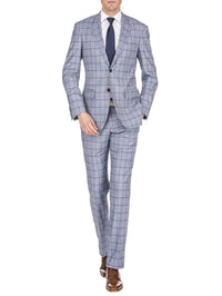 Men's Window Pane Slim Fit Suits Daily Haute