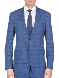 Men's Window Pane Slim Fit Suits Daily Haute