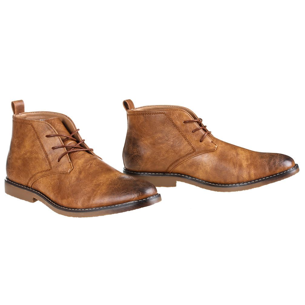 Miko Lotti Men's Lace-up Chukka Boots Daily Haute