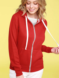 Women's Active Casual Zip-up Hoodie Long Sleeve Lightweight Sweatshirt Daily Haute