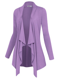 Women's Drape Front Open Cardigan Daily Haute