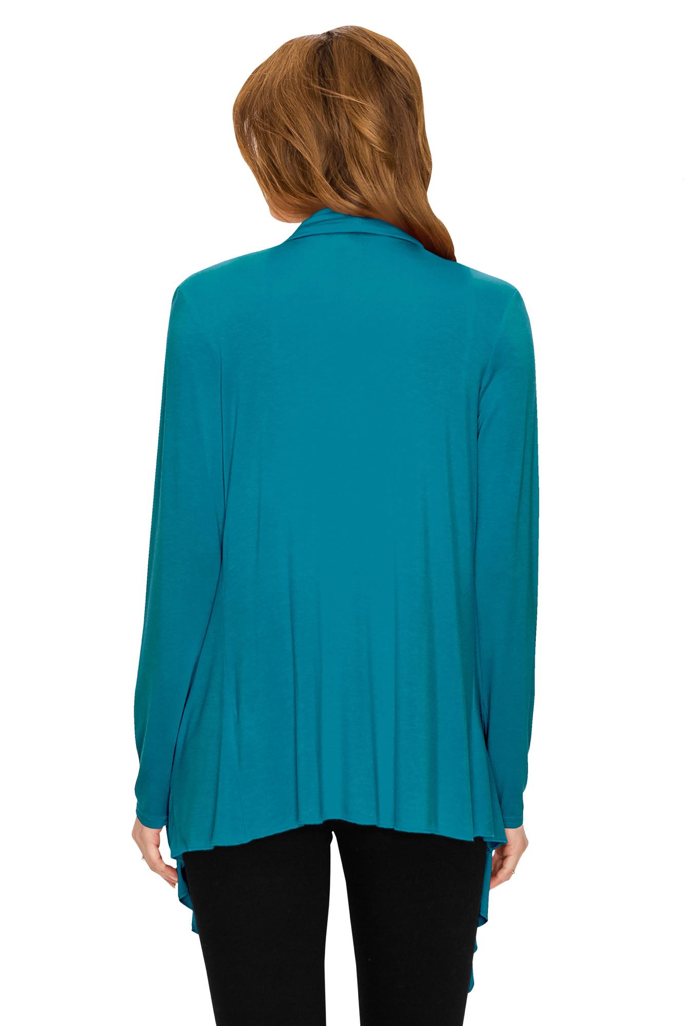 Women's Drape Front Open Cardigan Daily Haute