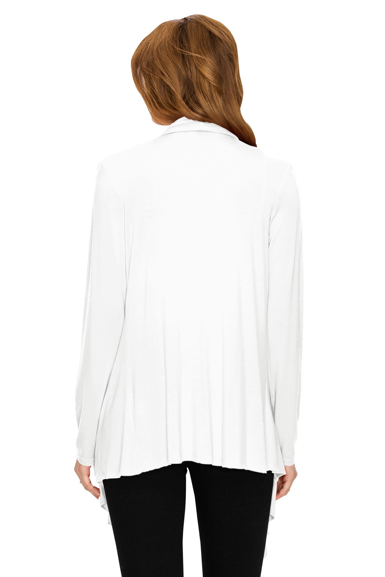 Women's Drape Front Open Cardigan Daily Haute