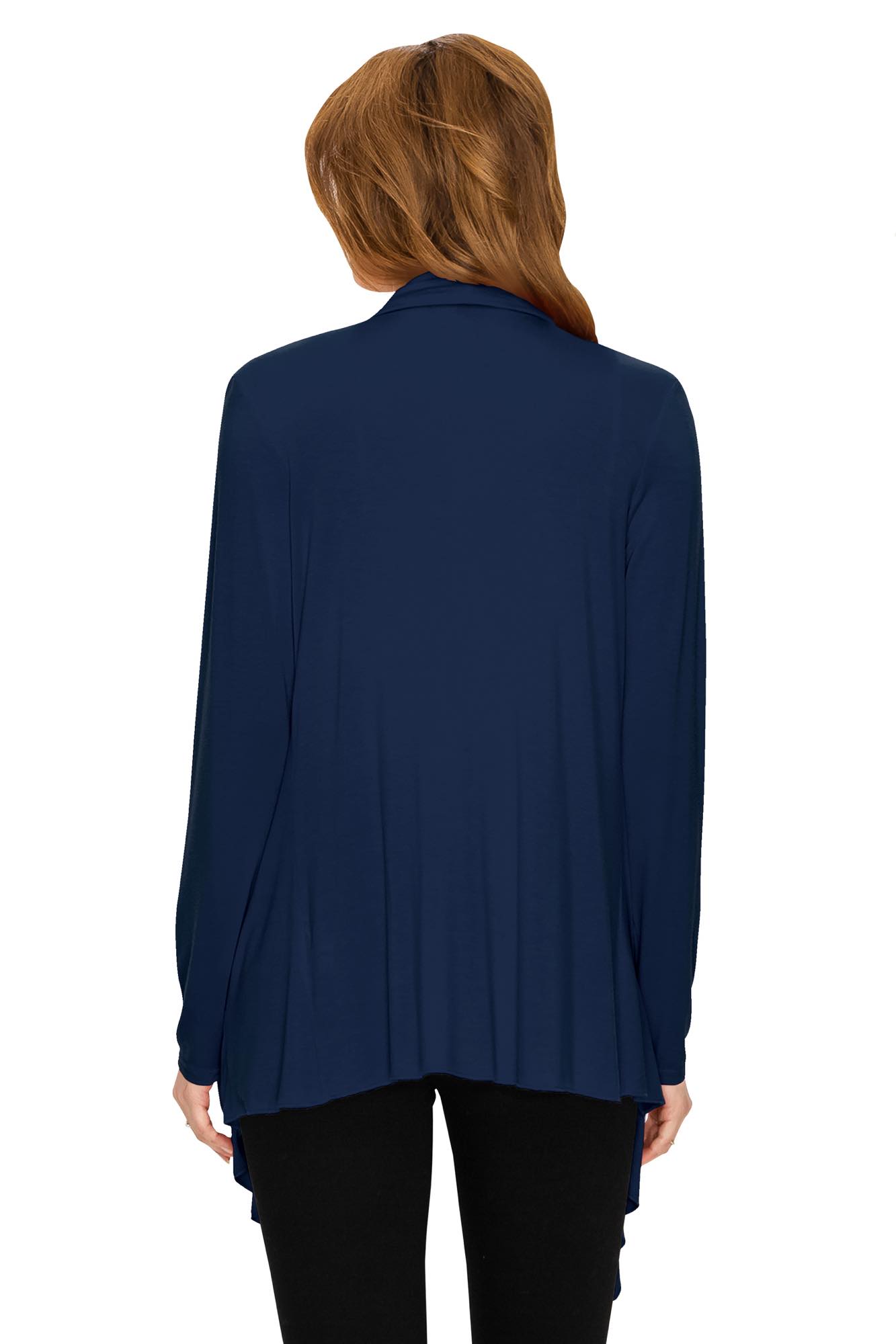 Women's Drape Front Open Cardigan Daily Haute