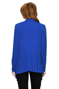 Women's Drape Front Open Cardigan Daily Haute