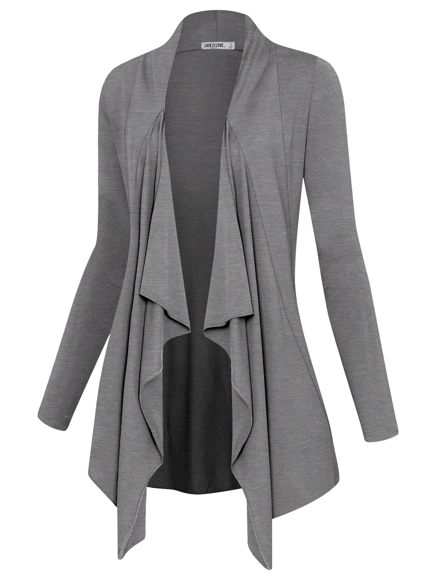 Women's Drape Front Open Cardigan Daily Haute