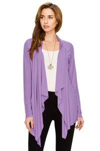 Women's Drape Front Open Cardigan Daily Haute