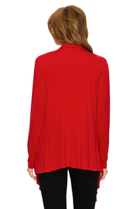 Women's Drape Front Open Cardigan Daily Haute