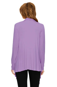 Women's Drape Front Open Cardigan Daily Haute