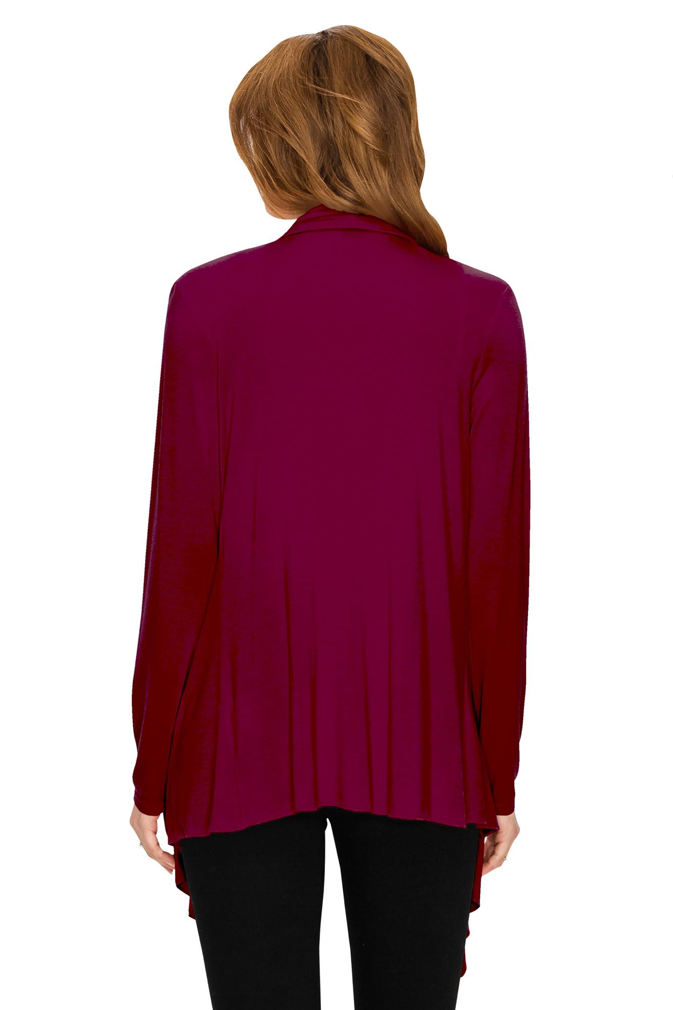 Women's Drape Front Open Cardigan Daily Haute