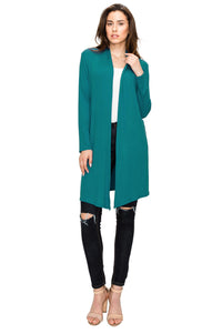 Women's Long Sleeve Open Front Long Cardigan Daily Haute