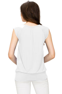 Women's Scoop Neck Short Sleeve Top Daily Haute