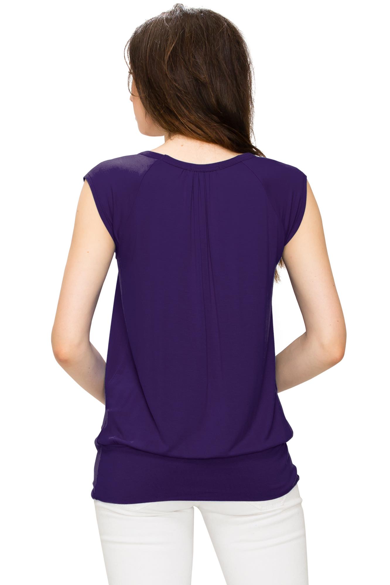 Women's Scoop Neck Short Sleeve Top Daily Haute