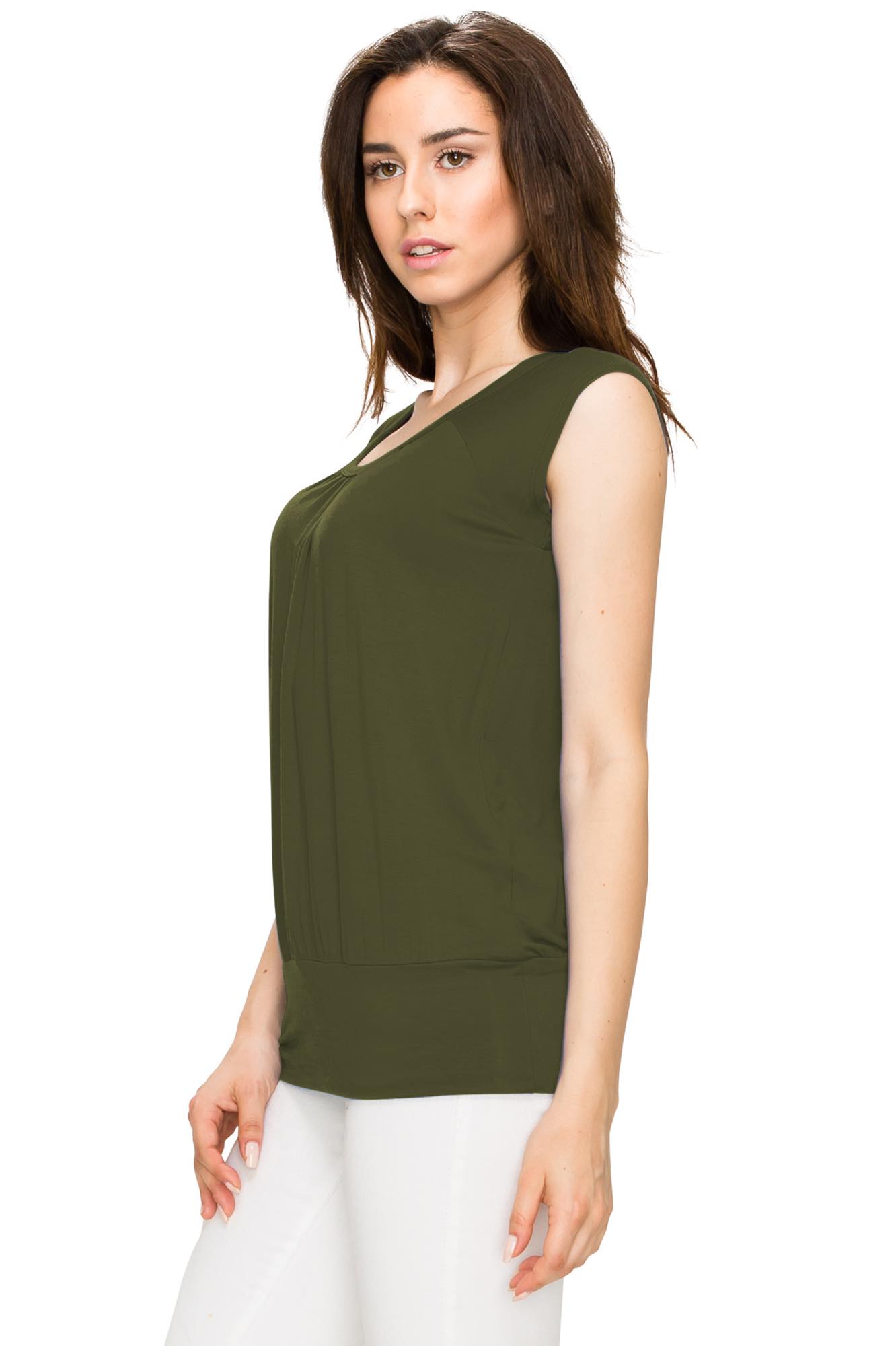 Women's Scoop Neck Short Sleeve Top Daily Haute