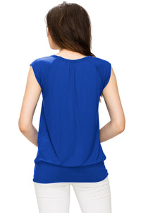 Women's Scoop Neck Short Sleeve Top Daily Haute