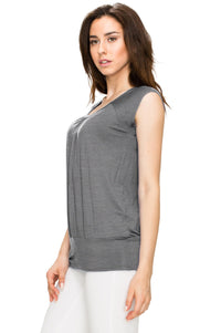 Women's Scoop Neck Short Sleeve Top Daily Haute