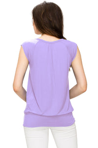 Women's Scoop Neck Short Sleeve Top Daily Haute